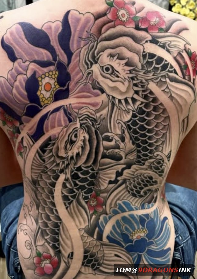 Chinese-Inspired Tattooing by Tom at 9 Dragons Ink in San Jose