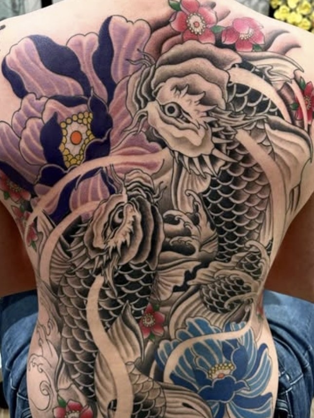 Chinese-Inspired Tattooing by Tom Vo at 9 Dragons Ink in San Jose